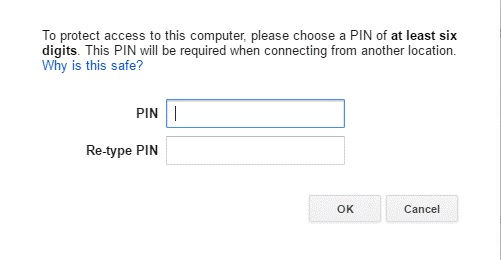 iMessage For PC Chrome Remote Desktop PIN Setup