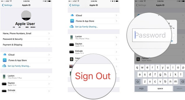 Sign Out of Your Apple ID on iOS - TechTade