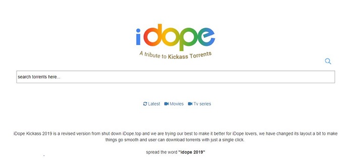iDope - Best Torrent Sites