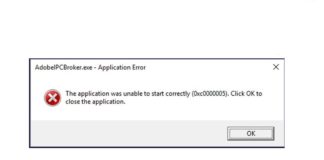 Application-Error-0xc0000005