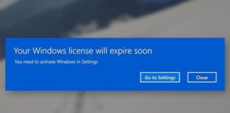 Your Windows License will Expire Soon Windows 10