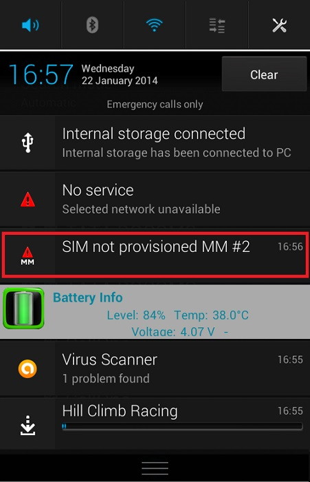 Sim Not Provisioned MM#2 Error Issue on Android