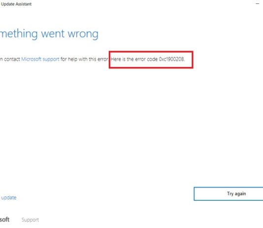 Error Code 0xc1900208 Windows Creators Update Fail