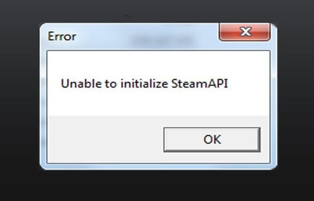 Ошибка Steam API. Initialize. Failed to initialize Steam на пиратке. Ошибка initializing Graphics.