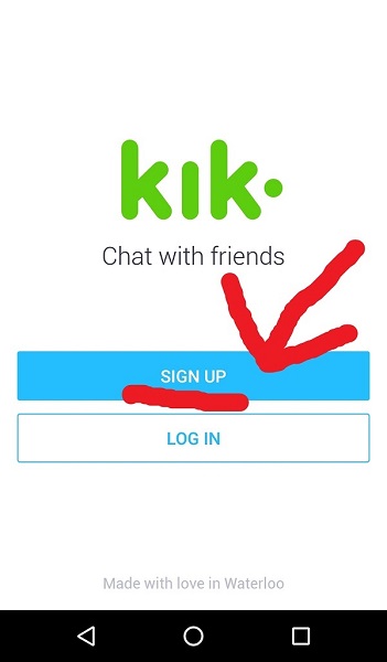 kik online sign up