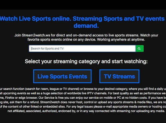 Alternatives to Stream2Watch for Watching Live Sports Online