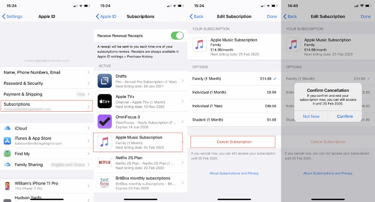 How to Cancel Apple Music Subscription On iPhone or iPad