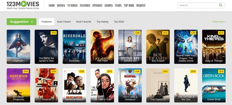 Sites Like 123Movies to Watch Online Movies and TV Shows
