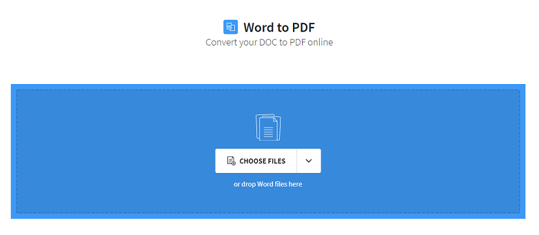 SmallPDF Word to PDF