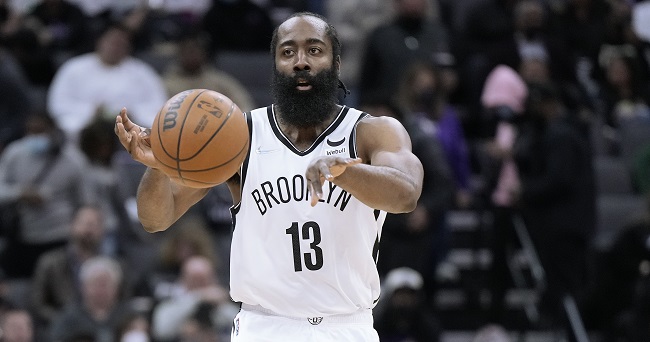 James Harden Out Again With Hamstring Tightness After Briefly ...