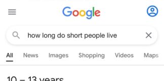 How Long Do Short People Live For Meme