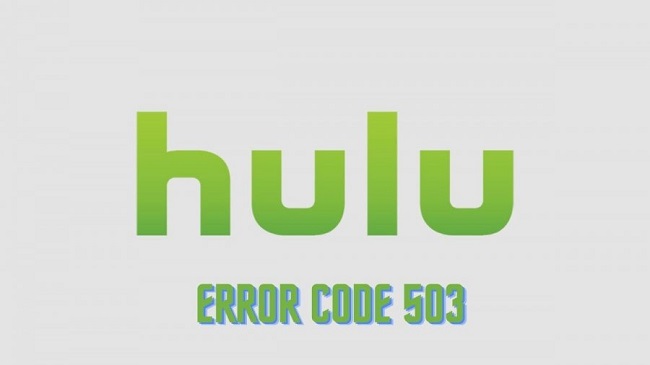 Error Code 503 Hulu