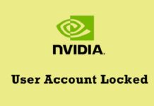 NVIDIA Users Account is Locked