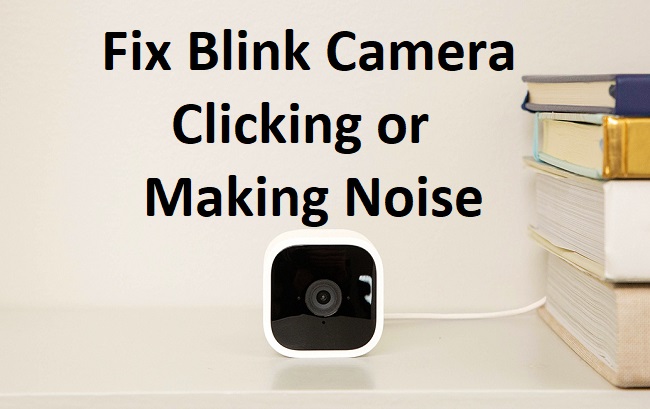 Blink Camera Clicking