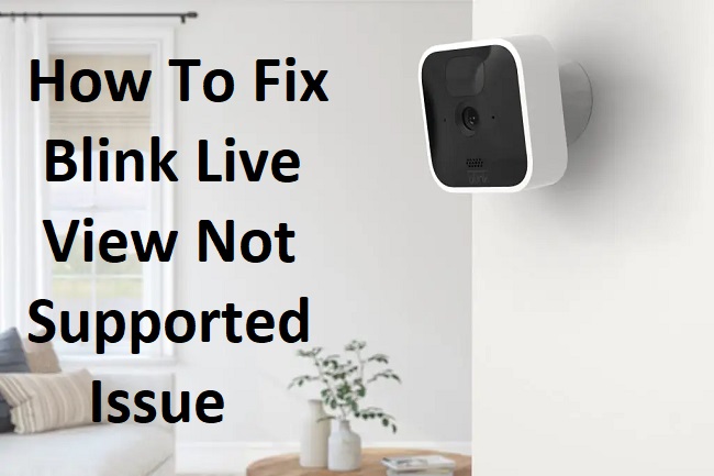 Blink Live View Not Supported