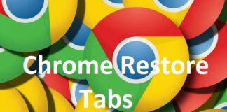 Chrome Restore Tabs