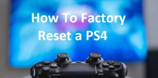 How To Factory Reset a PS4