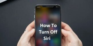 How To Turn Off Siri
